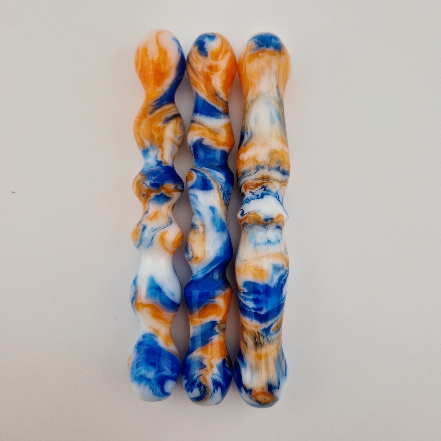 Orange, Blue & White Pen Blank