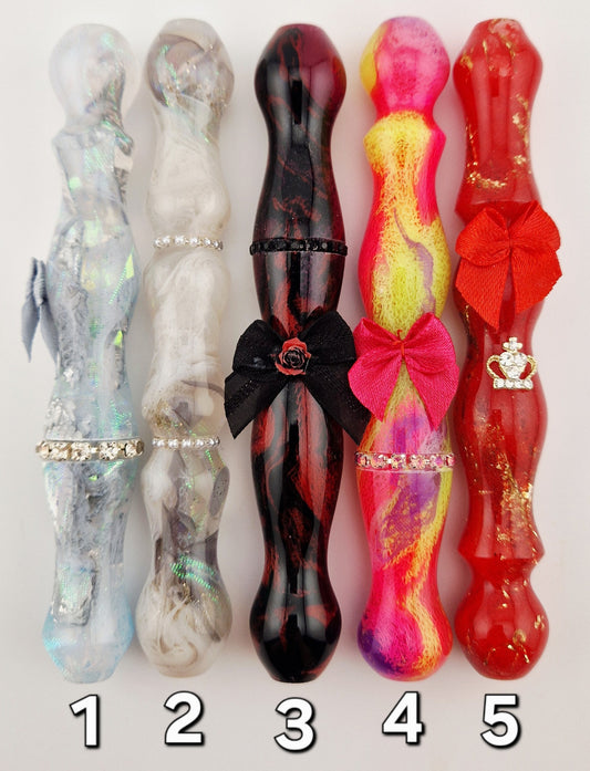 ICONIC {Sarah's dress from LABYRINTH, Moonchild from THE NEVERENDING STORY, Morticia from ADDAMS FAMILY, Jem AND THE HOLOGRAMS and Princess Buttercup from THE PRINCESS BRIDE} Medium Diamond Painting Pen