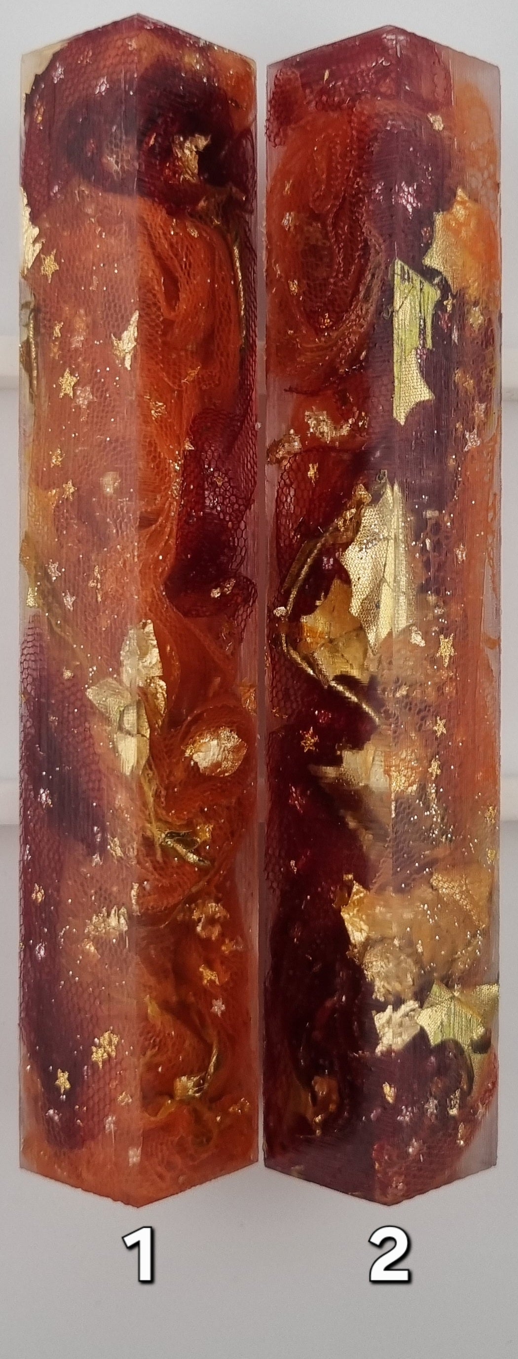 AUTUMN COLORS + GOLD Pen Blank