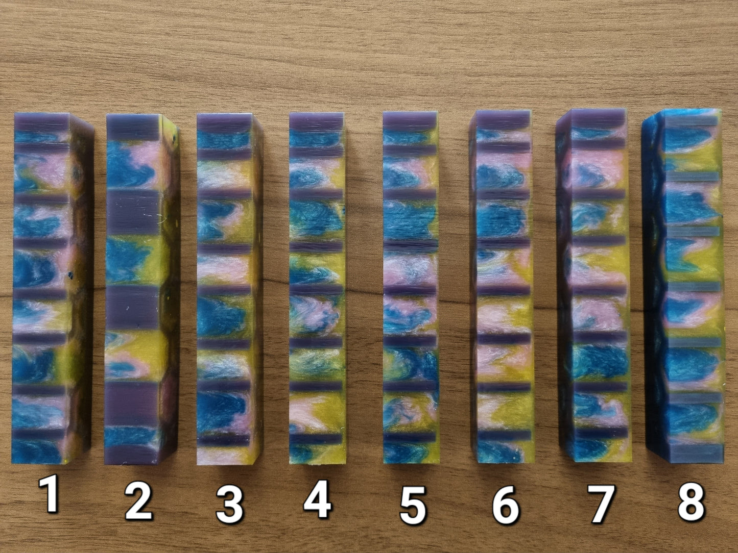 Pen Blanks with Resin Insert & Colored Resin