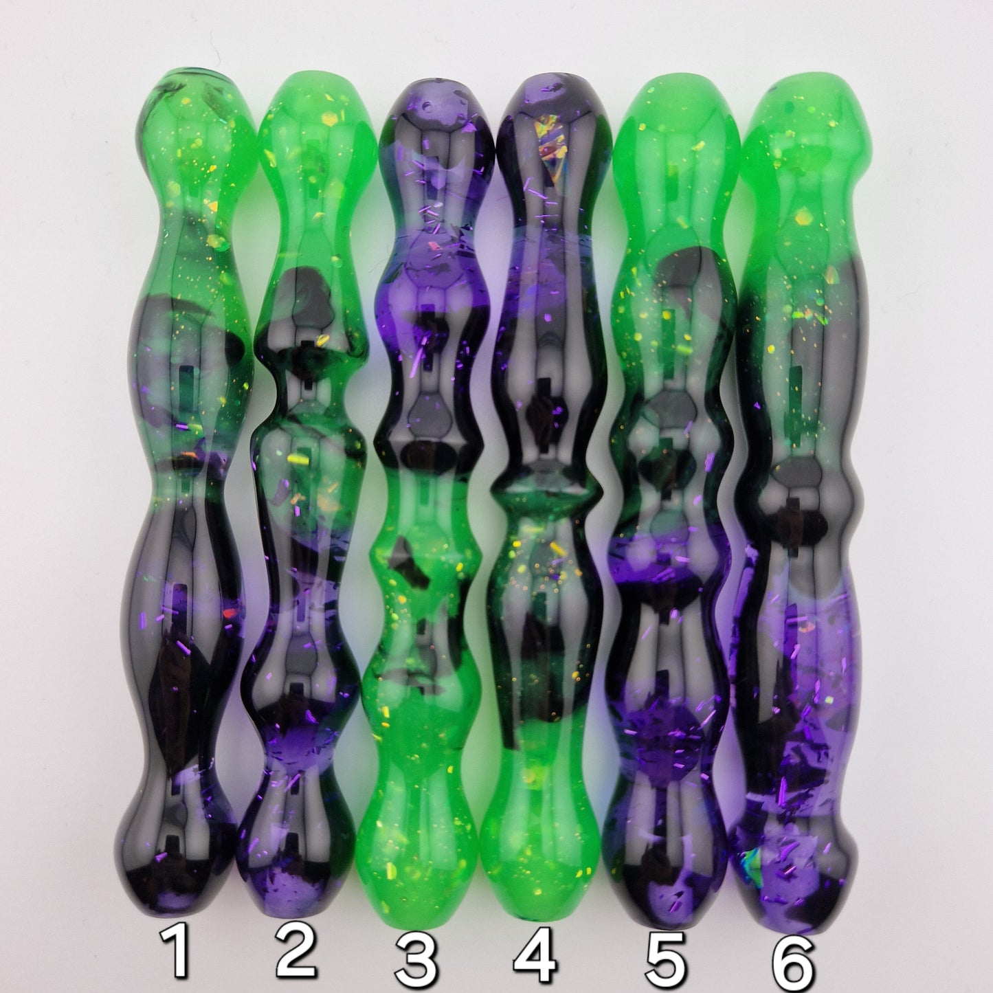 Resin Diamond Painting Pen with Green, Black & Purple