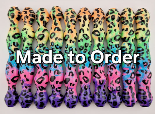 Leopard Print & Rainbow Diamond Painting Pen Made to Order