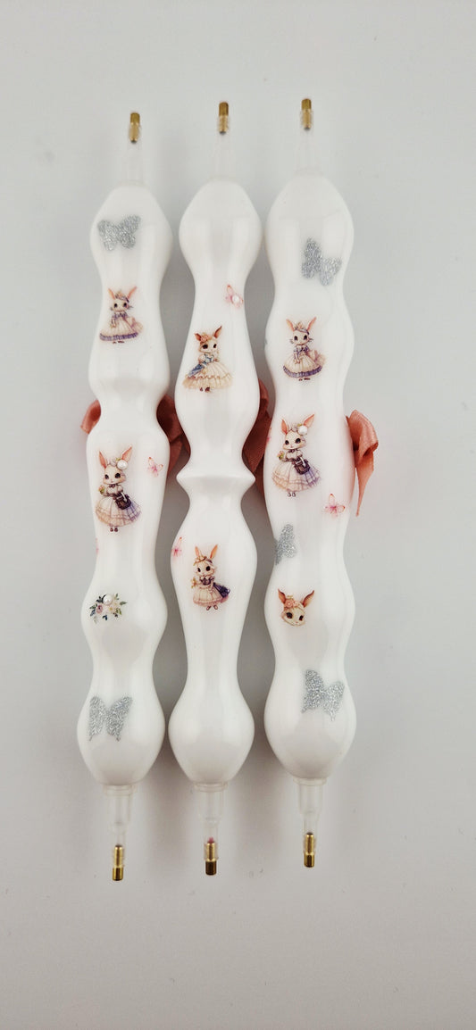 VINTAGE BUNNIES & BUTTERFLIES Diamond Painting Pen