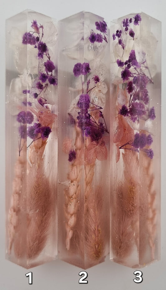 Pinks, Purple and White Flower Pen Blank