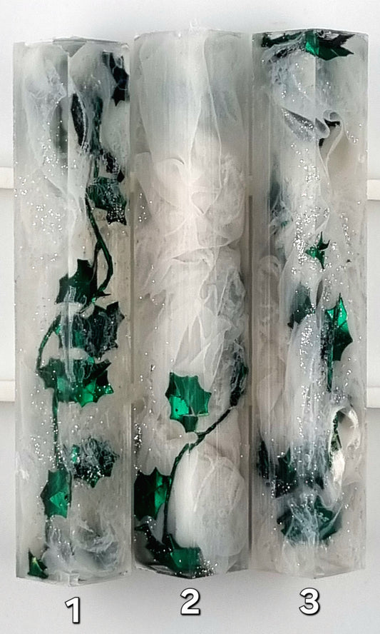 White and Green Pen Blank