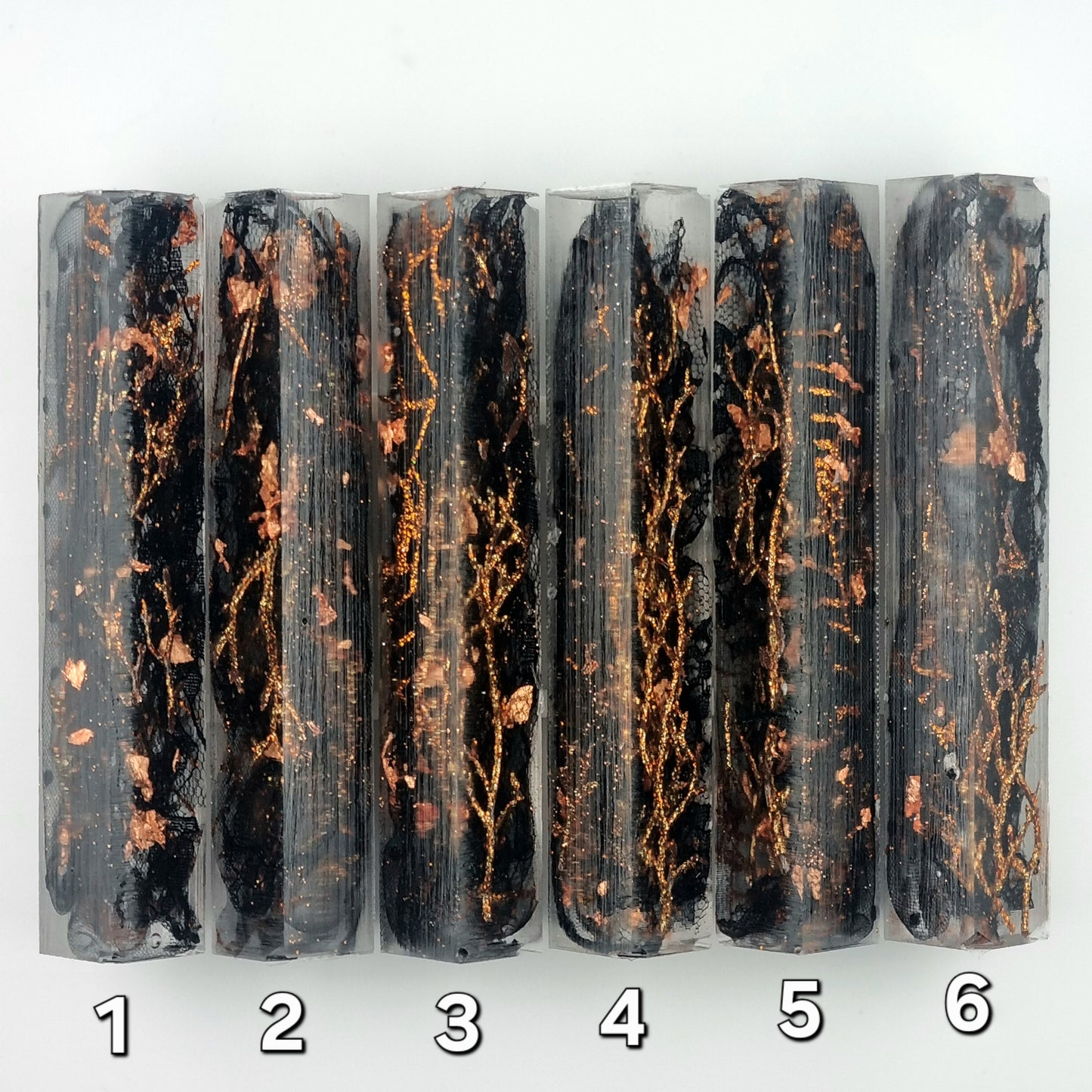 Black + Copper Pen Blank