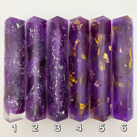 PURPLE LACE, PURPLE RIBBON Pen Blank