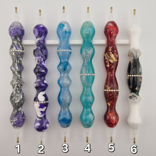 VIDEO SHOWS THEM ALL. PURPLE, BLUE, TEAL, RED, WHITE GREEN, GOLD Thin Diamond Painting Pen